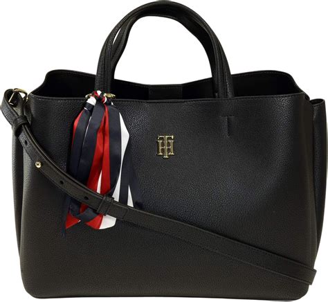 tommy hilfiger tasche sale schwarz|Schwarze Tommy Hilfiger Damentaschen .